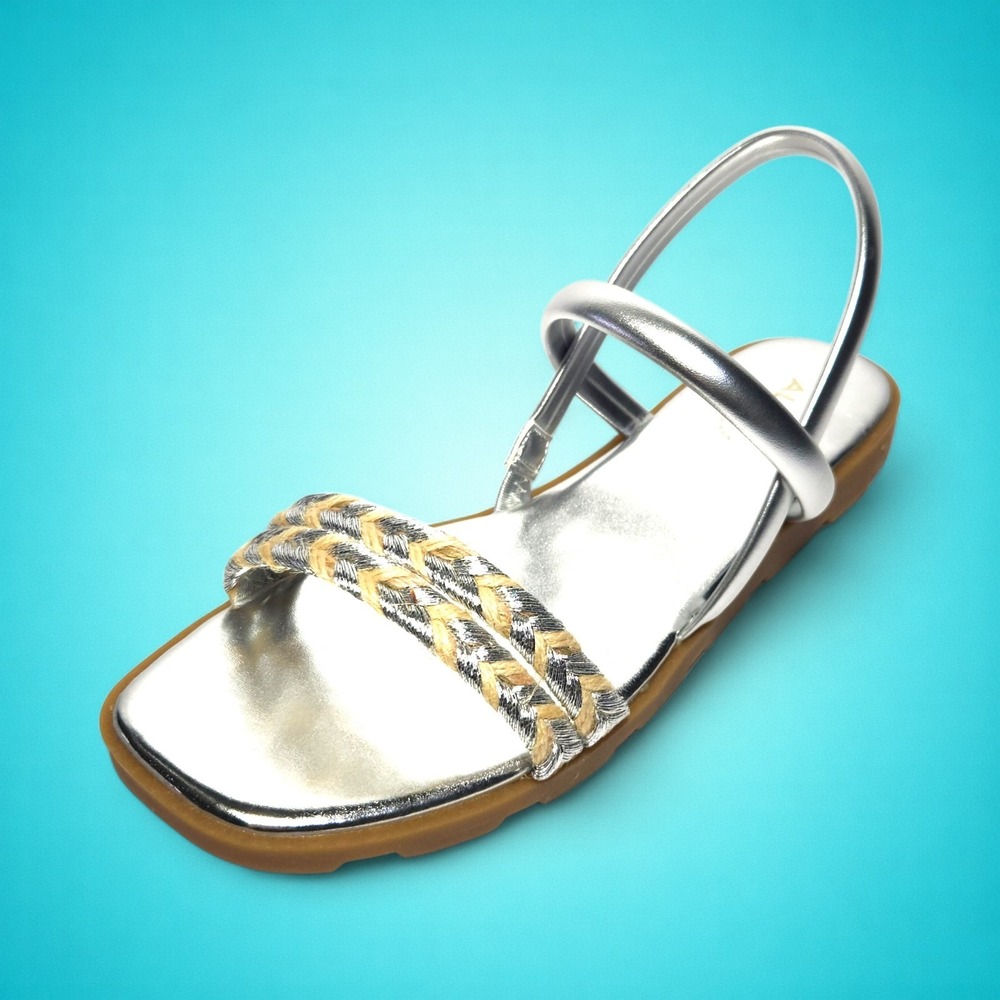 New Women's ALDO Narine Silver Sandals, Size 10